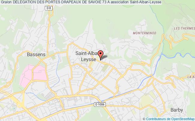 plan association DÉlÉgation Des Portes Drapeaux De Savoie 73 A Saint-Alban-Leysse