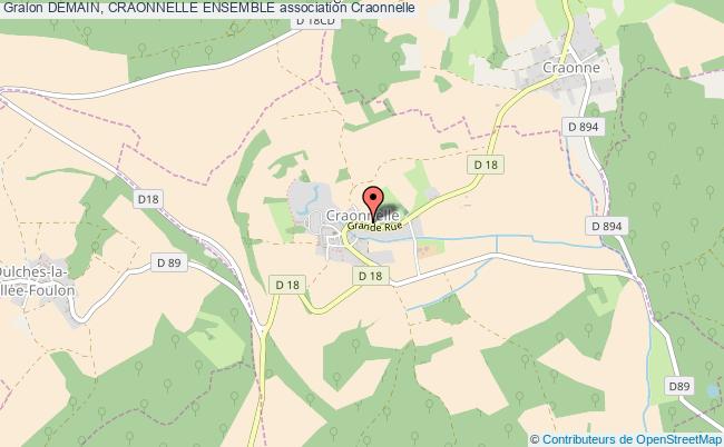 DEMAIN, CRAONNELLE ENSEMBLE