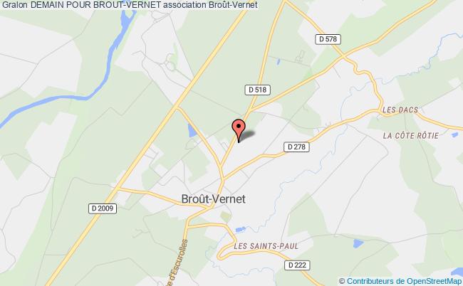plan association Demain Pour Brout-vernet Broût-Vernet