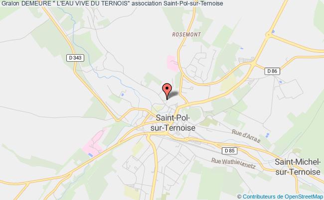 plan association Demeure " L'eau Vive Du Ternois" Saint-Pol-sur-Ternoise