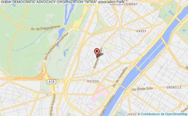 plan association Democratic Advocacy Organization "nitka" Paris