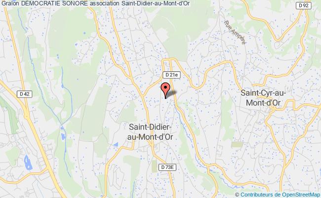 plan association DÉmocratie Sonore Saint-Didier-au-Mont-d'Or