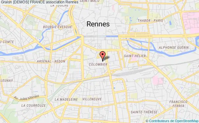 plan association [demos] France Rennes