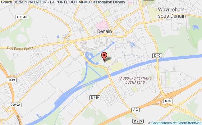 plan association Denain Natation - La Porte Du Hainaut Denain
