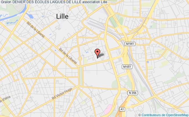 plan association Denier Des Écoles LaÏques De Lille Lille