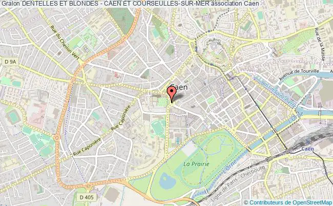 plan association Dentelles Et Blondes - Caen Et Courseulles-sur-mer Caen