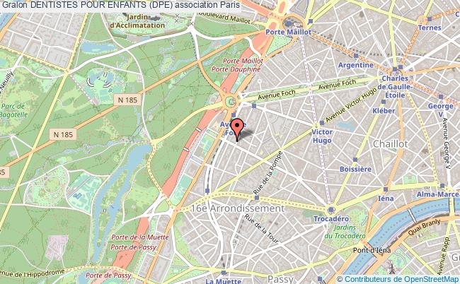 plan association Dentistes Pour Enfants (dpe) Paris