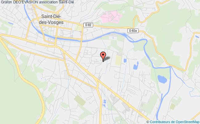 plan association Deo'evasion Saint-Dié-des-Vosges