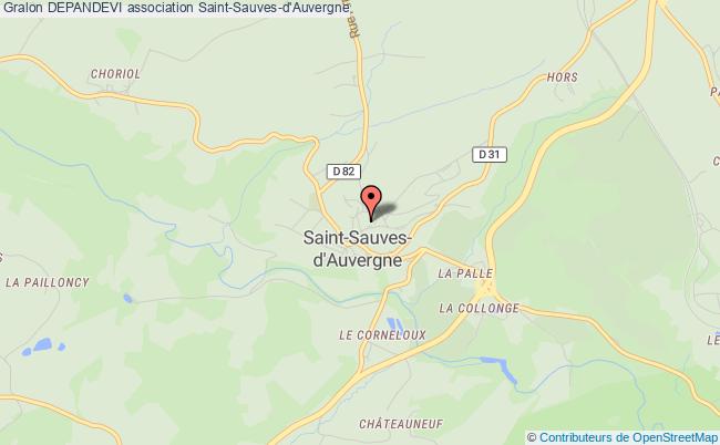 plan association Depandevi Saint-Sauves-d'Auvergne