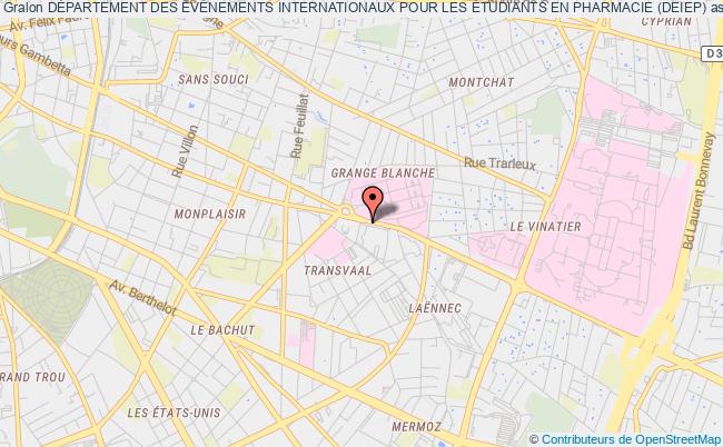 plan association DÉpartement Des ÉvÈnements Internationaux Pour Les Étudiants En Pharmacie (deiep) Lyon