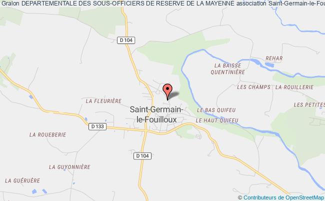 plan association Departementale Des Sous-officiers De Reserve De La Mayenne Saint-Germain-Le-Fouilloux