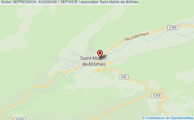 plan association Depression  Agissons ( Dep'agir ) Saint-Martin-de-Brômes