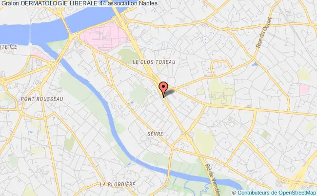 plan association Dermatologie Liberale 44 Nantes