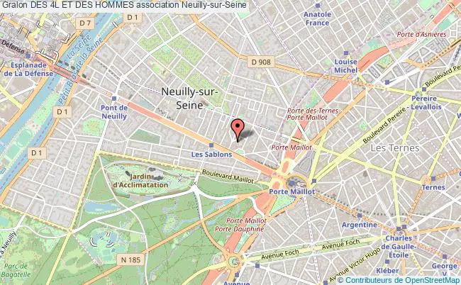 plan association Des 4l Et Des Hommes Neuilly-sur-Seine