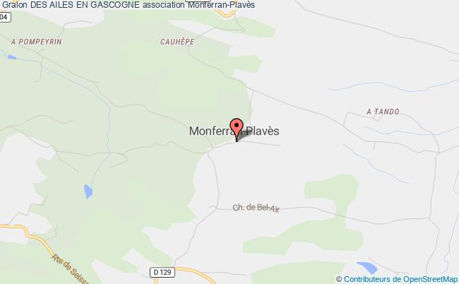 plan association Des Ailes En Gascogne Monferran-Plavès