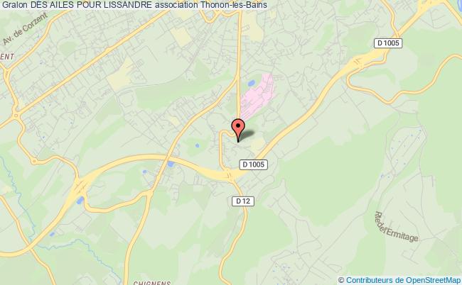 plan association Des Ailes Pour Lissandre Thonon-les-Bains