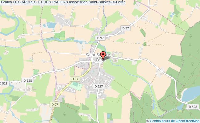 plan association Des Arbres Et Des Papiers Saint-Sulpice-la-Forêt
