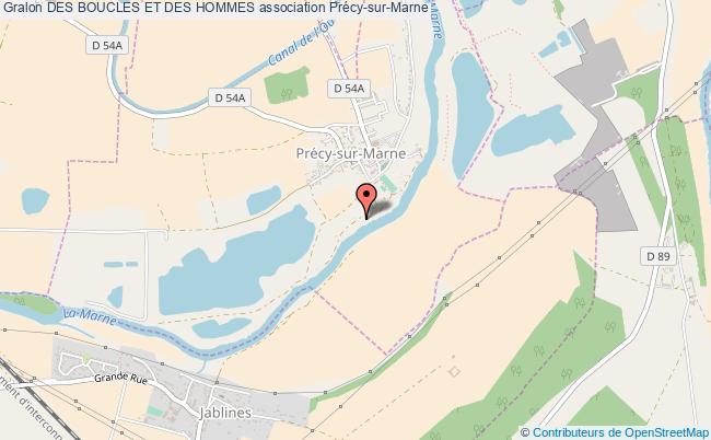 plan association Des Boucles Et Des Hommes Précy-sur-Marne