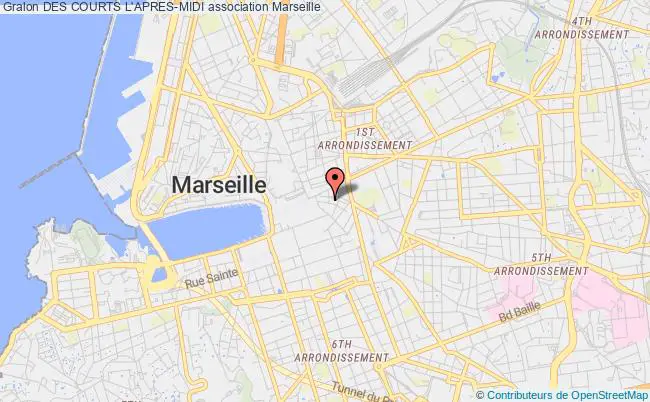 plan association Des Courts L'apres-midi Marseille 1