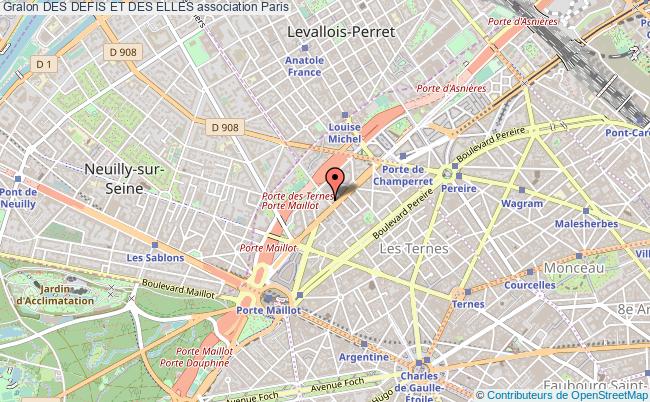 plan association Des Defis Et Des Elles Paris 17e
