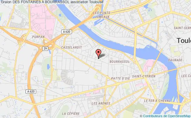 plan association Des Fontaines A Bourrassol Toulouse