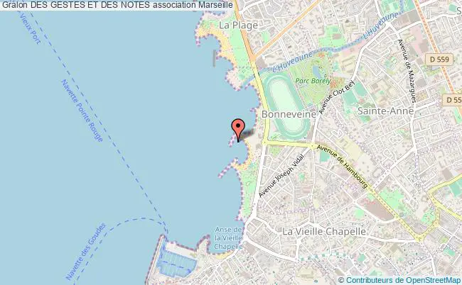 plan association Des Gestes Et Des Notes Marseille