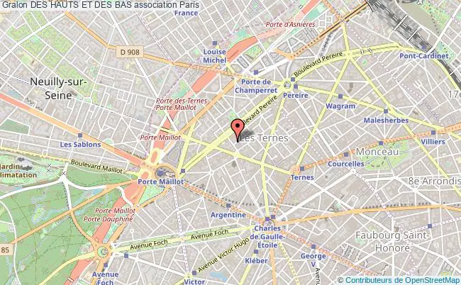 plan association Des Hauts Et Des Bas Paris