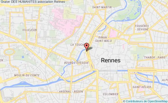 plan association Des Humanites Rennes