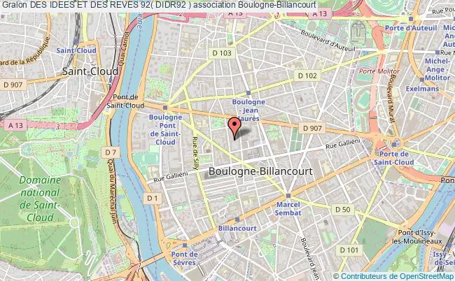 plan association Des Idees Et Des Reves 92( Didr92 ) Boulogne-Billancourt