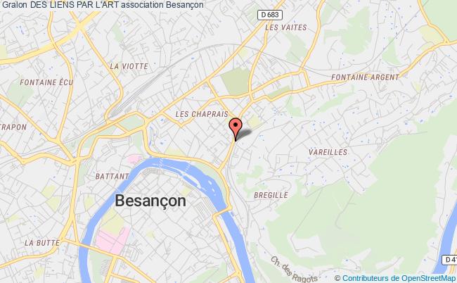 plan association Des Liens Par L'art Besançon