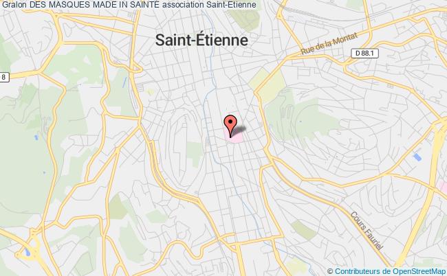 plan association Des Masques Made In SaintÉ Saint-Étienne