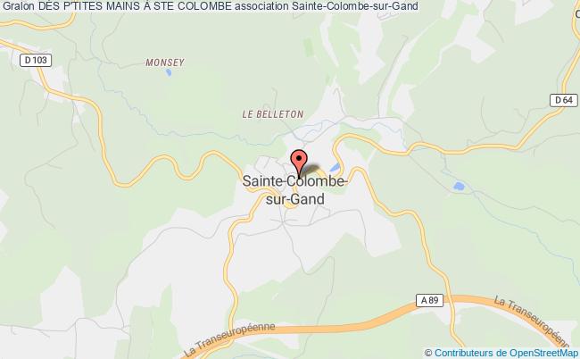 plan association DÉs P'tites Mains À Ste Colombe Sainte-Colombe-sur-Gand