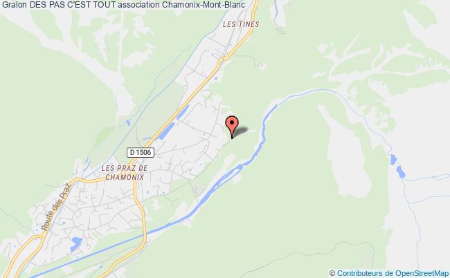 plan association Des Pas C'est Tout Chamonix-Mont-Blanc