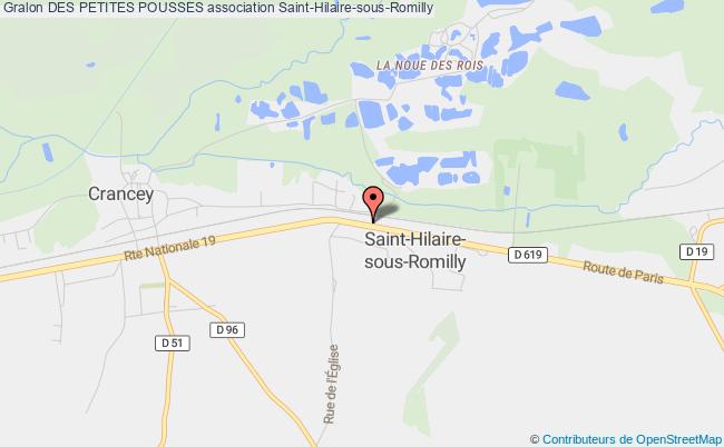 plan association Des Petites Pousses Saint-Hilaire-sous-Romilly