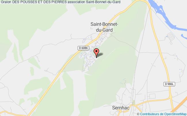 plan association Des Pousses Et Des Pierres Saint-Bonnet-du-Gard