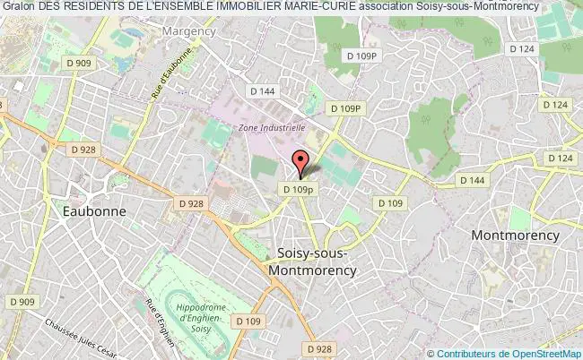 plan association Des Residents De L'ensemble Immobilier Marie-curie Soisy-sous-Montmorency