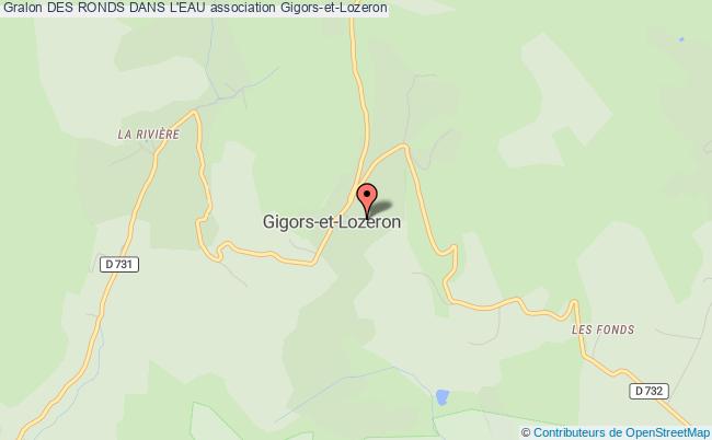 plan association Des Ronds Dans L'eau Gigors-et-Lozeron