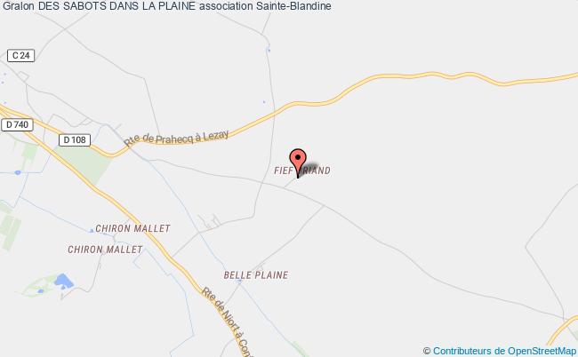 plan association Des Sabots Dans La Plaine Sainte-Blandine