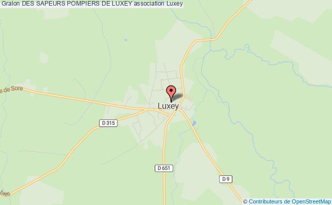 DES SAPEURS POMPIERS DE LUXEY