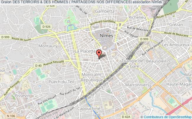 plan association Des Terroirs & Des Hommes ( Partageons Nos Differences) Nîmes