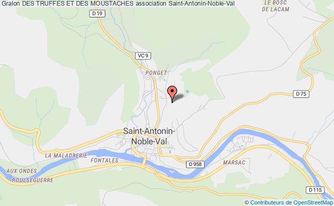 plan association Des Truffes Et Des Moustaches Saint-Antonin-Noble-Val