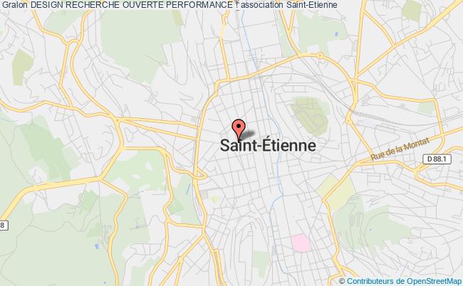 plan association Design Recherche Ouverte Performance ! Saint-Étienne