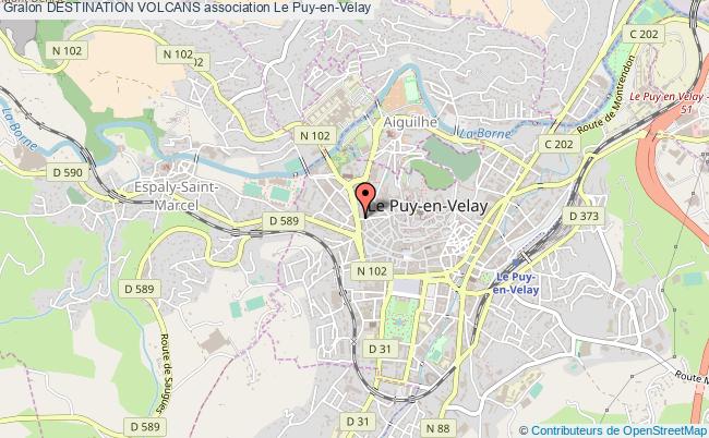 plan association Destination Volcans Le Puy-en-Velay