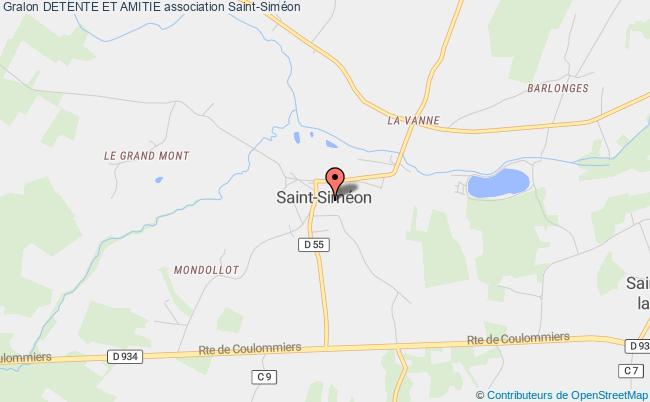 plan association Detente Et Amitie Saint-Siméon