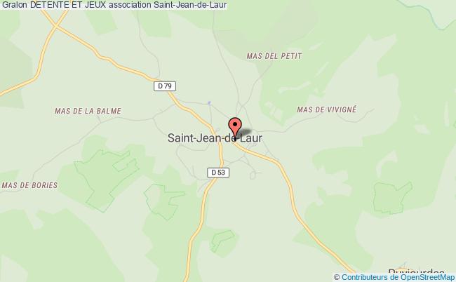 plan association Detente Et Jeux Saint-Jean-de-Laur