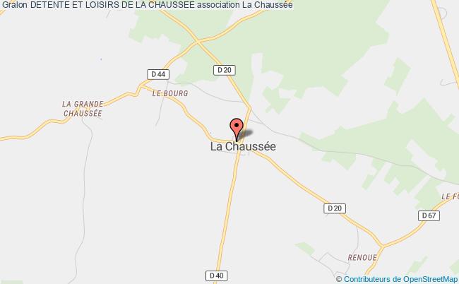 plan association Detente Et Loisirs De La Chaussee La Chaussée