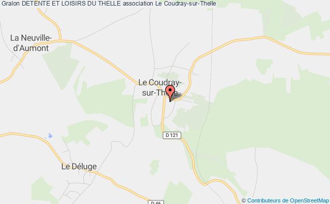 plan association Detente Et Loisirs Du Thelle Le Coudray-sur-Thelle