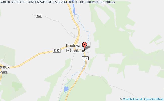 plan association Detente Loisir Sport De La Blaise Doulevant-le-Château