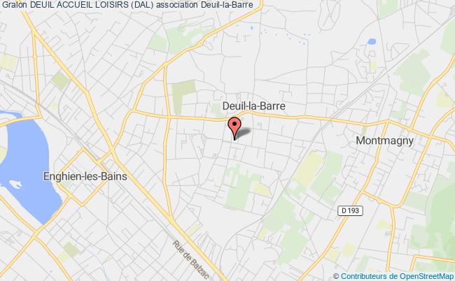 plan association Deuil Accueil Loisirs (dal) Deuil-la-Barre