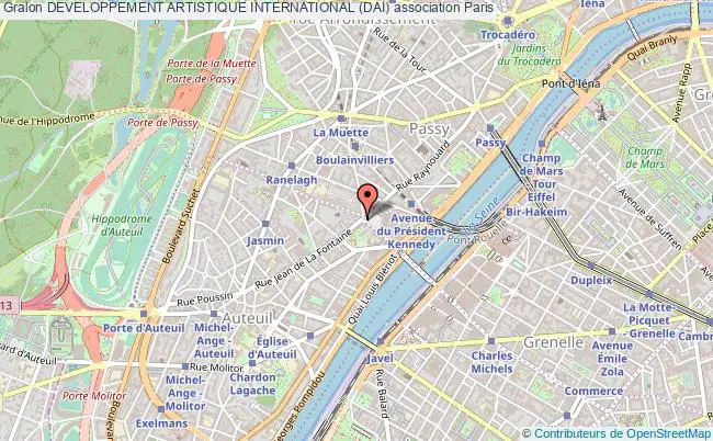 plan association Developpement Artistique International (dai) Paris